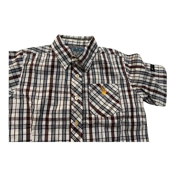 🌼🌼U.S. Polo Assn. stripe shirt Preloved 4T🌼🌼 - Picture 2 of 3